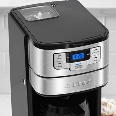 Cafeteras con Molino. Cuisinart DGB-400 Tapa